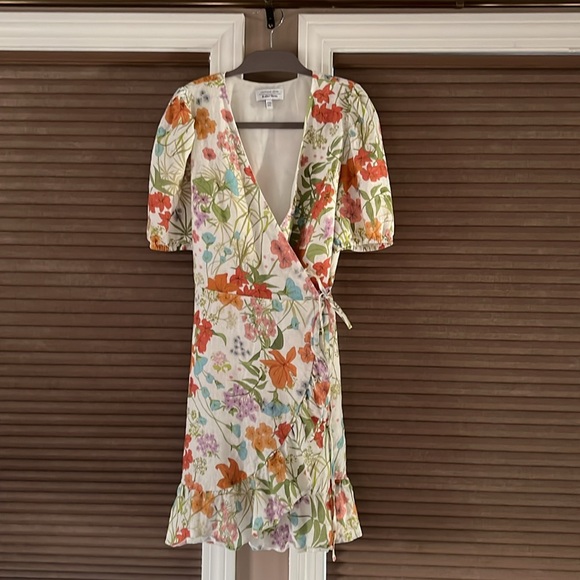 & other stories linen floral dress EU40/US8 - Picture 5 of 8